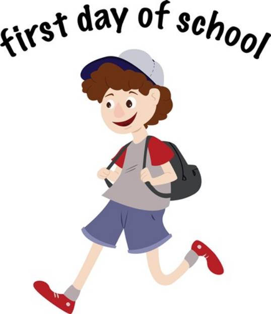 Picture of First Day School SVG File