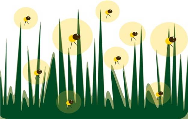 Picture of Fireflies SVG File