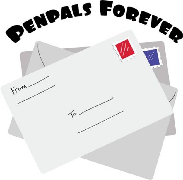 Picture of Pen Pals Forever SVG File