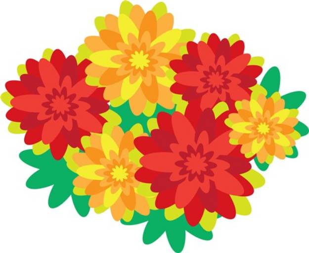 Picture of Flower Bunch SVG File