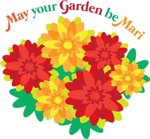 Picture of A Mari Garden SVG File