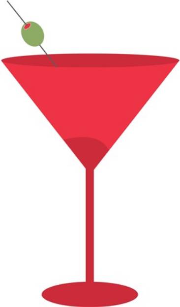 Picture of Martini Glass SVG File