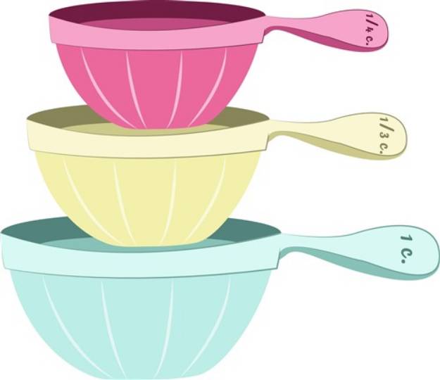 Picture of Measuring Cups SVG File
