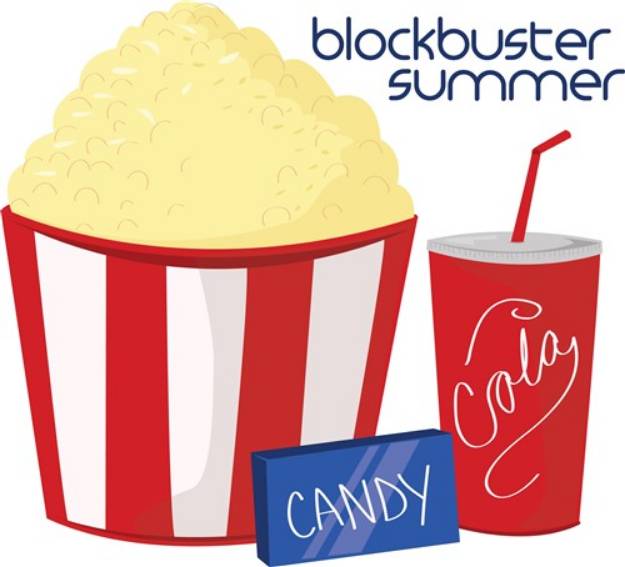 Picture of Blockbuster Summer SVG File