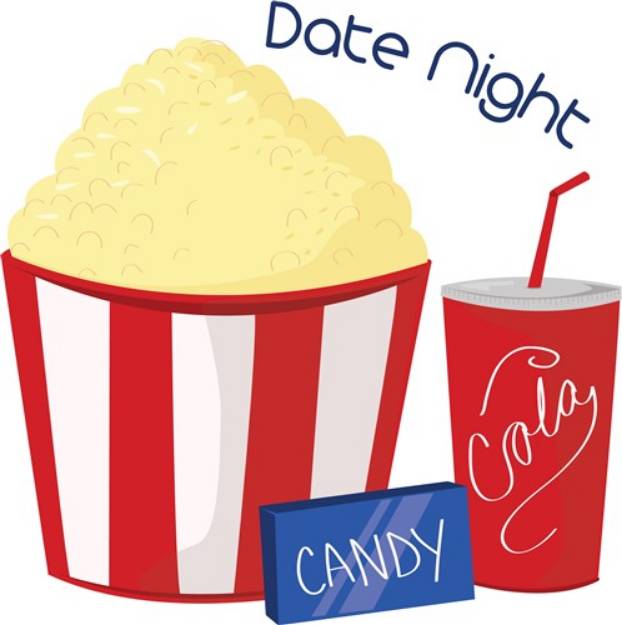Picture of Date Night SVG File