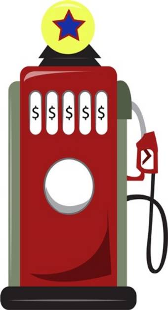 Picture of Gas Pump SVG File