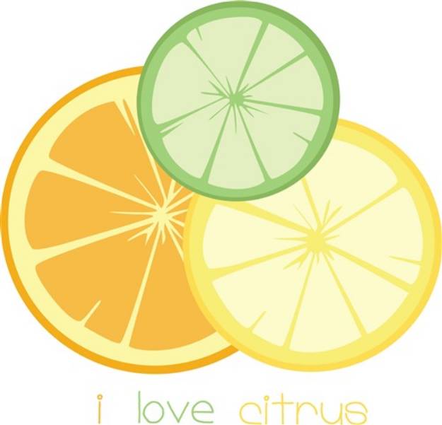 Picture of I Love Citrus SVG File