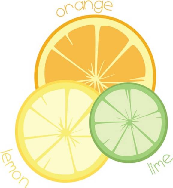 Picture of Orange Lemon Lime SVG File