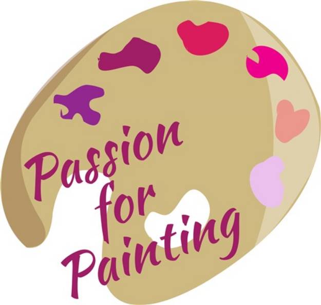 Picture of Painting Passion SVG File