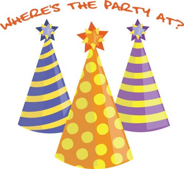 Picture of Wheres The Party SVG File