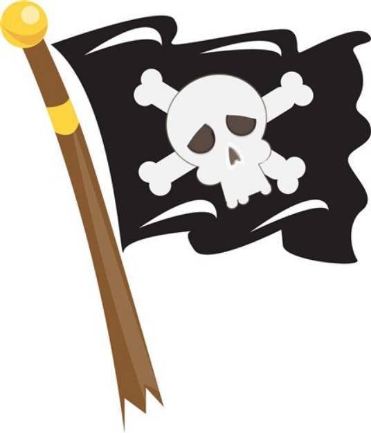 Picture of Pirate Flag SVG File
