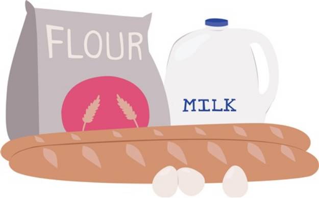 Picture of Flour & Milk SVG File