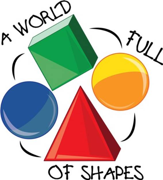 Picture of World Of Shapes SVG File