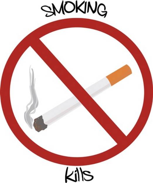 Picture of Smoking Kills SVG File