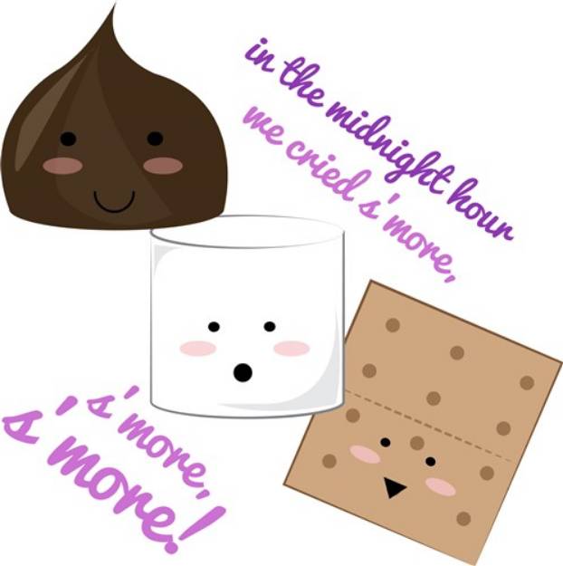 Picture of Me Cried Smore SVG File