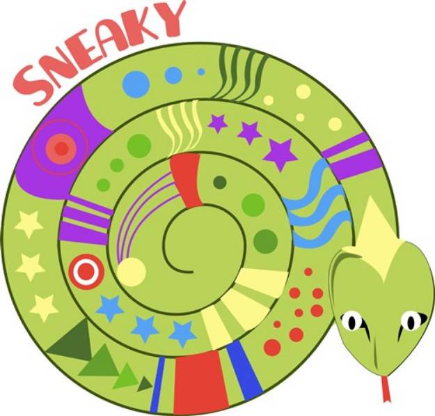 Picture of Sneaky Snake SVG File