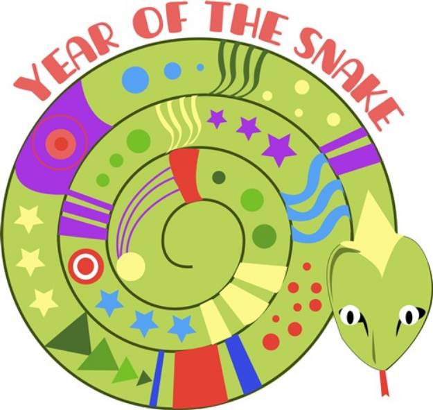 Picture of Year Of Snake SVG File