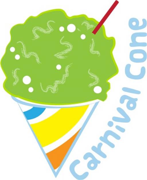 Picture of Carnival Cone SVG File