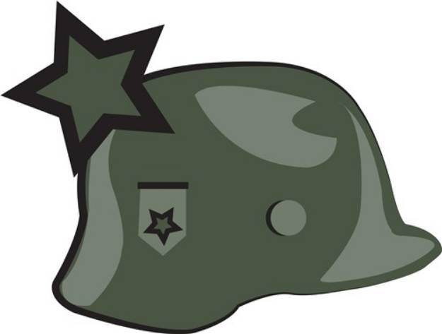 Picture of Military Helmet SVG File
