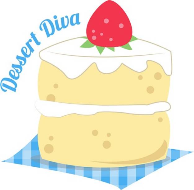 Picture of Dessert Diva SVG File