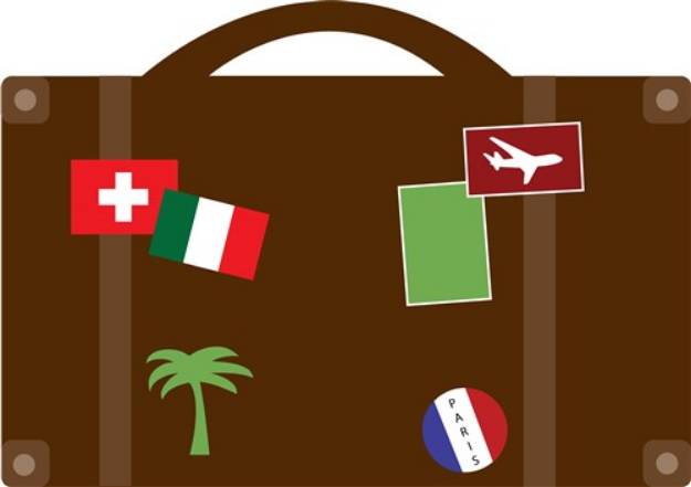 Picture of Travel Luggage SVG File
