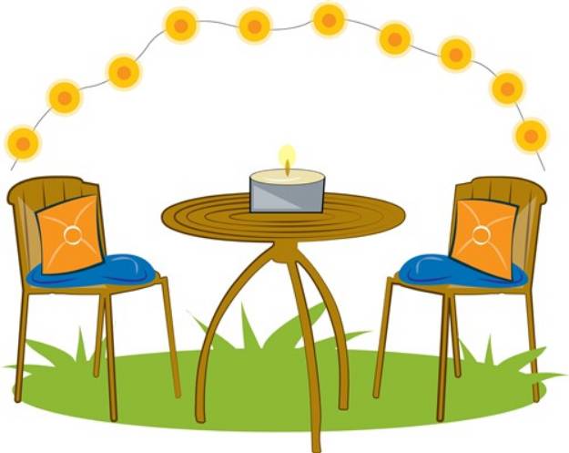 Picture of Summer Table SVG File