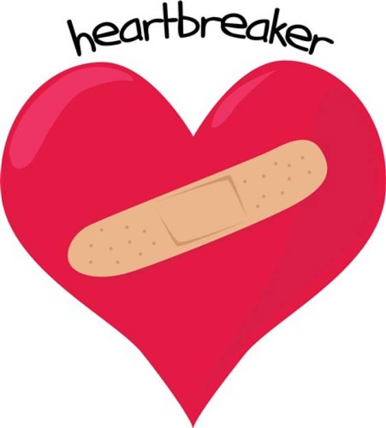 Picture of Heartbreaker SVG File