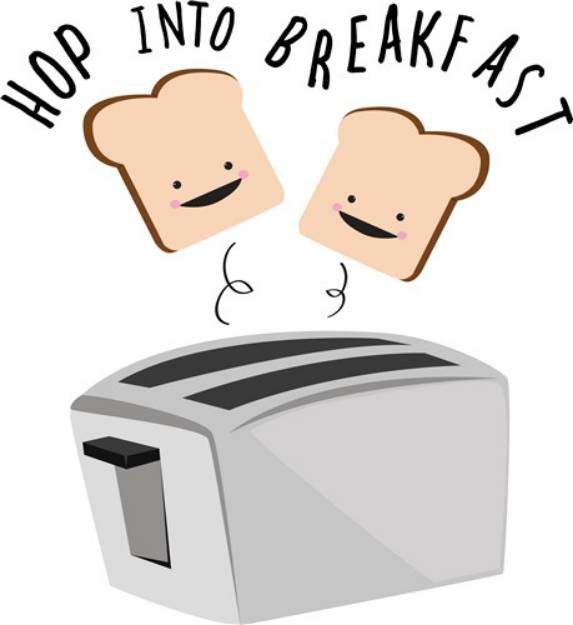 Picture of Hop Into Breakfast SVG File