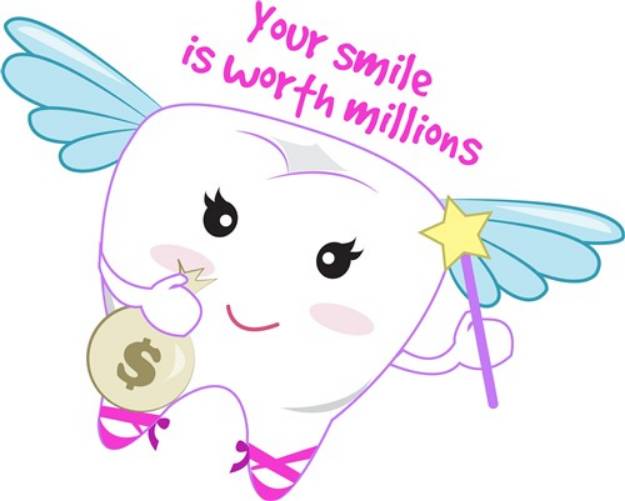 Picture of Smile Worth Millions SVG File