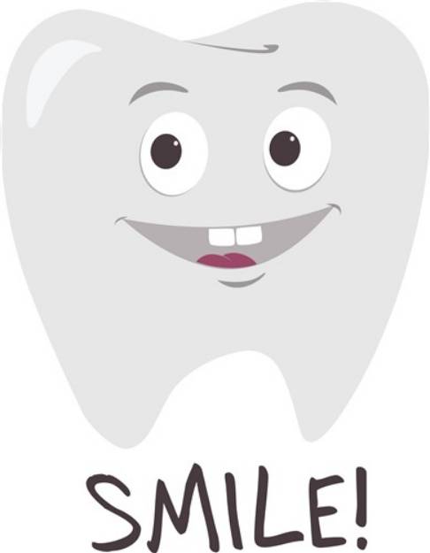Picture of Smile Tooth SVG File