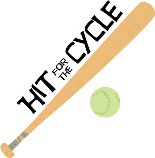 Picture of Hit For Cycle SVG File