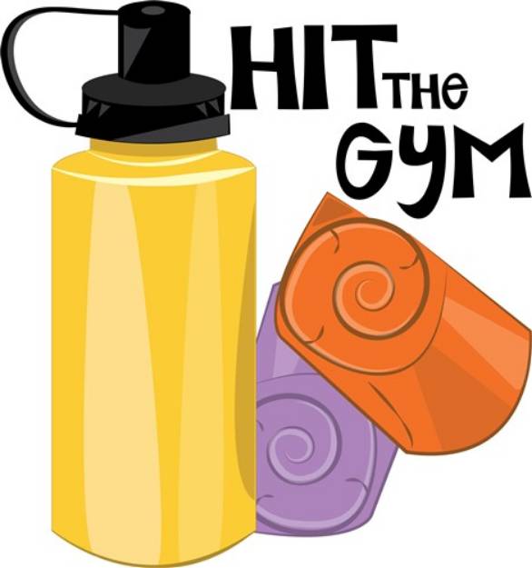 Picture of Hit The Gym SVG File