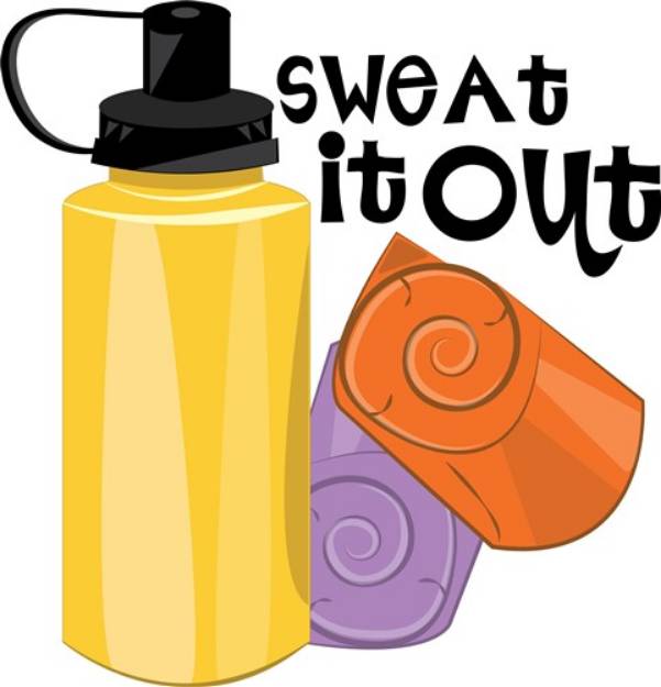 Picture of Sweat It Out SVG File