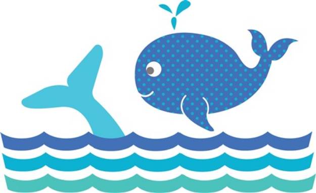 Picture of Blue Whales SVG File