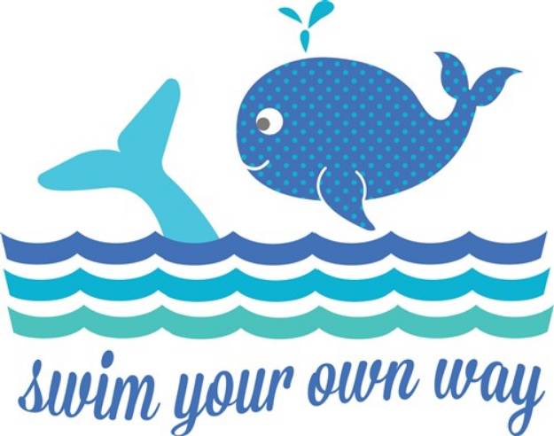 Picture of Swim Your Way SVG File