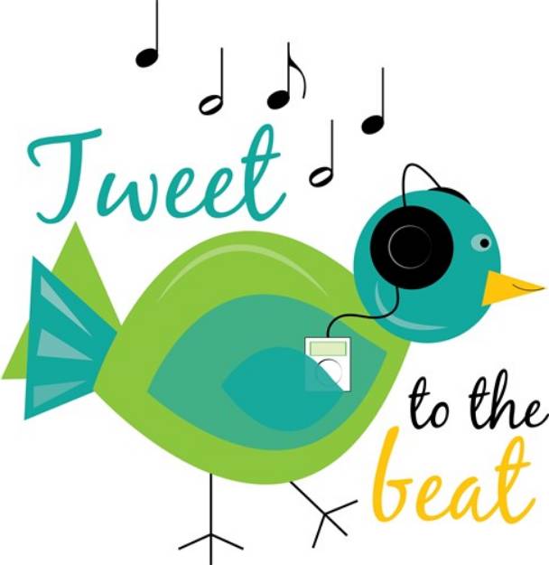 Picture of Tweet The Beat SVG File