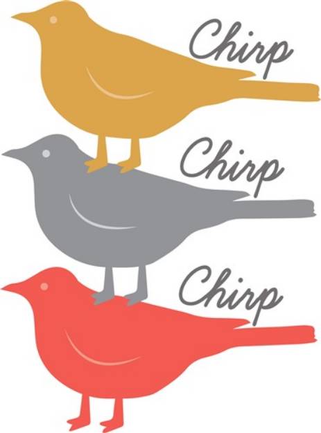 Picture of Chirp Chirp SVG File