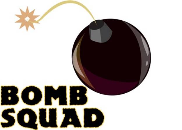 Picture of Bomb Squad SVG File