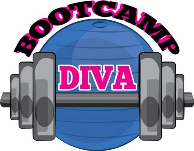 Picture of Bootcamp Diva SVG File