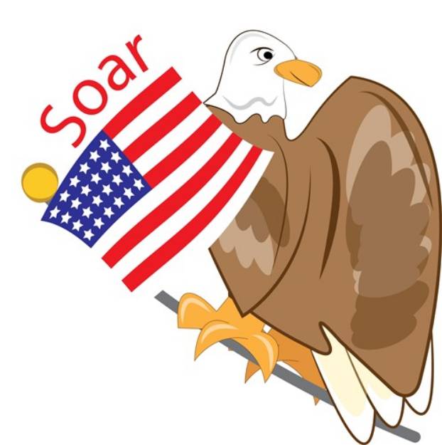 Picture of Soar Eagle SVG File