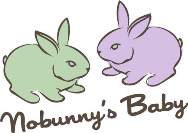 Picture of Nobunnys Baby SVG File