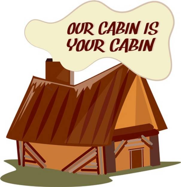 Picture of Our Cabin SVG File