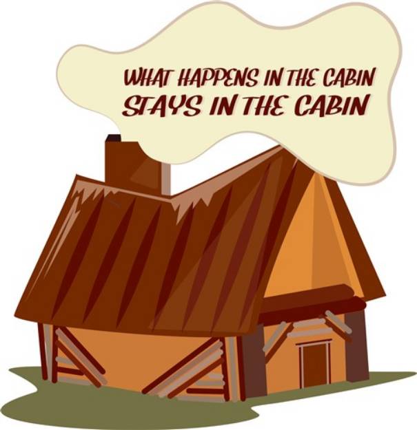Picture of In The Cabin SVG File