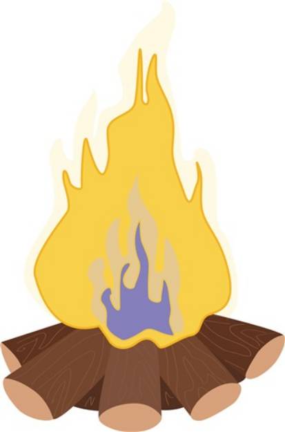 Picture of Campfire SVG File