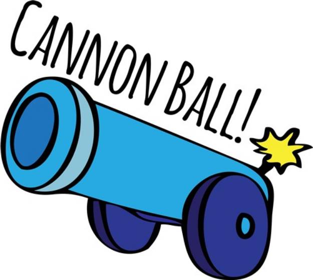 Picture of Cannon Ball SVG File