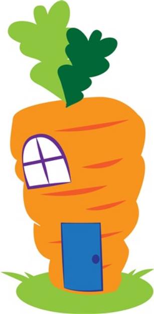 Picture of Carrot House SVG File