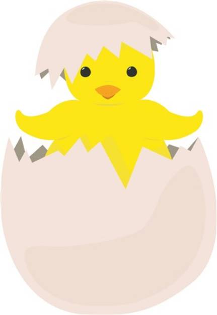 Picture of Hatching Chick SVG File