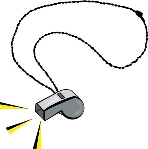 Picture of Refree Whistle SVG File