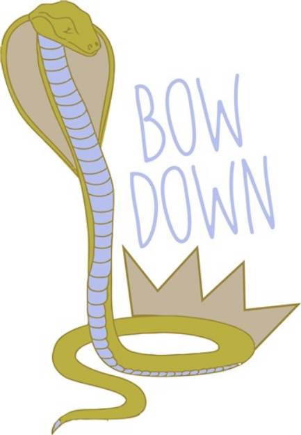 Picture of Bow Down SVG File