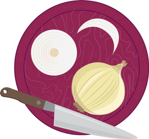 Picture of Cutting Onions SVG File